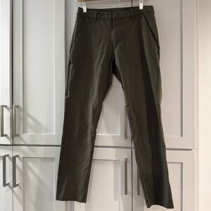 BYLT Premium Basics Everyday Pant 2.0 Slim Fit Mens 33‎ Dark Olive Green EDAY2
